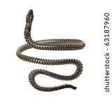 braided metal bracelet in the... | Shutterstock . vector #63187960