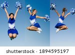 Collage Portrait Of Cheerleader ...