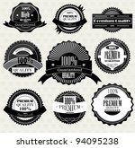 set of superior quality and... | Shutterstock .eps vector #94095238