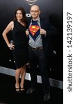 Small photo of NEW YORK-JUNE 10: Novelist Brad Meltzer and wife Cori attend the world premiere of "Man of Steel" at Alice Tully Hall at Lincoln Center on June 10, 2013 in New York City.