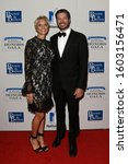 Small photo of NEW YORK - SEPTEMBER 27: Martin Truex Jr (R) and wife Sherry Pollex attend the 2016 NASCAR Foundation Honors Gala at Marriott Marquis on September 27, 2016 in New York City.