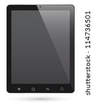 pc tablet computer in eps10... | Shutterstock .eps vector #114736501