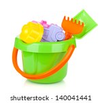 baby beach sand toys. isolated... | Shutterstock . vector #140041441