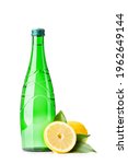 Fresh Lemonade Bottle With Ripe ...