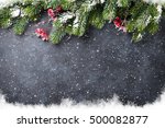 Christmas Stone Background With ...