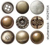 Vintage Metal Sewing Buttons ...