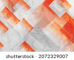 orange and grey grunge squares... | Shutterstock .eps vector #2072329007
