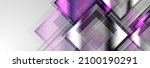 violet and silver grey glossy... | Shutterstock .eps vector #2100190291