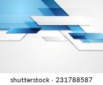 blue shiny hi tech motion... | Shutterstock .eps vector #231788587