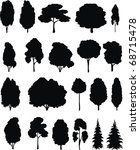 black illustration isolated... | Shutterstock . vector #68715478