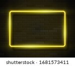 futuristic sci fi modern neon... | Shutterstock .eps vector #1681573411