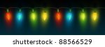christmas lights | Shutterstock . vector #88566529