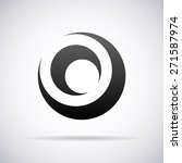 vector logo for letter o design ... | Shutterstock .eps vector #271587974
