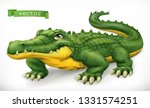 Crocodile  Alligator. Funny...
