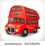 Red Double Deck Bus  Vector...
