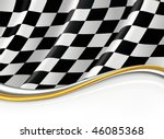 Checkered Flag  Vector...