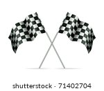 racing flags  bitmap copy | Shutterstock . vector #71402704