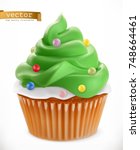 Cupcake. Christmas Decorations  ...