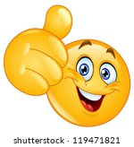 Emoticon Showing Thumb Up
