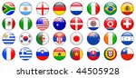 2010 world cup team flag... | Shutterstock .eps vector #44505928