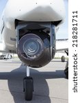 Small photo of BERLIN, GERMANY - MAY 21: Camera (sensor) light aircraft Diamond DA42 MPP (Multi Purpose Platform) Guardian at the International Aerospace Exhibition ILA on May 21nd, 2014 in Berlin, Germany.