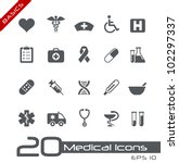 medical icons    basics | Shutterstock .eps vector #102297337