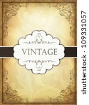 Vintage Background With...