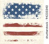 American Flag Vintage Textured...