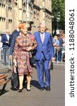 Small photo of The Hague, The Netherlands - September 18, 2018: Former Ministers Ben Bot en Sybilla Dekker during Prinsjesdag, opening of the parliamentary year in the Netherlands