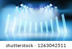 light show on the stage. vector ... | Shutterstock .eps vector #1263042511