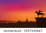 fairy tale king or prince... | Shutterstock .eps vector #1937145667