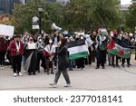Small photo of Toronto, Canada - 18 October 2023: Each individual, regardless of background, comes together to amplify a collective voice, showcasing the essence of true unity.