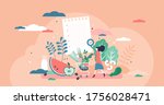 healthy foods list vector... | Shutterstock .eps vector #1756028471