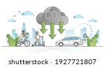 co2 carbon dioxide emission... | Shutterstock .eps vector #1927721807