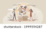 second hand clothes purchase... | Shutterstock .eps vector #1999554287