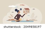 realtor as real estate agent... | Shutterstock .eps vector #2049858197