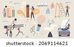 creativity writing skills and... | Shutterstock .eps vector #2069114621