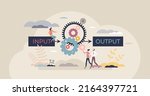 algorithm data input and output ... | Shutterstock .eps vector #2164397721