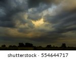 Abstract Of Stormy Sky With...