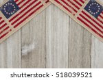 Usa Patriotic Old Flag On A...