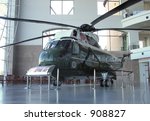 Marine One Helicopter Front 3 4