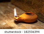 Ancient Middle Eastern Oil Lamp ...