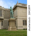 Statue of Revolutionary War Hero, Nathan Hale. Hartford, CT