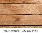 Small photo of Uncolored wooden wall made of rough boards, close up, front view, background photo texture