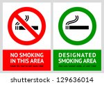 No Smoking And Smoking Area...