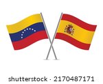 venezuela and spain crossed... | Shutterstock .eps vector #2170487171
