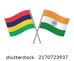 mauritius and india crossed... | Shutterstock .eps vector #2170723937