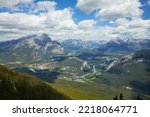 View from the Banff Gondola Sulphur Mountain, Alberta, Canada