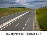 Four lane highway