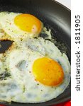 Fried Eggs   Closeup